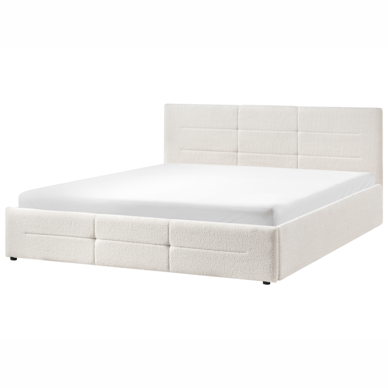 Dobbeltseng Massognes 180x200 cm - Off-White - Møbler - Senge - Sengeramme & sengestel