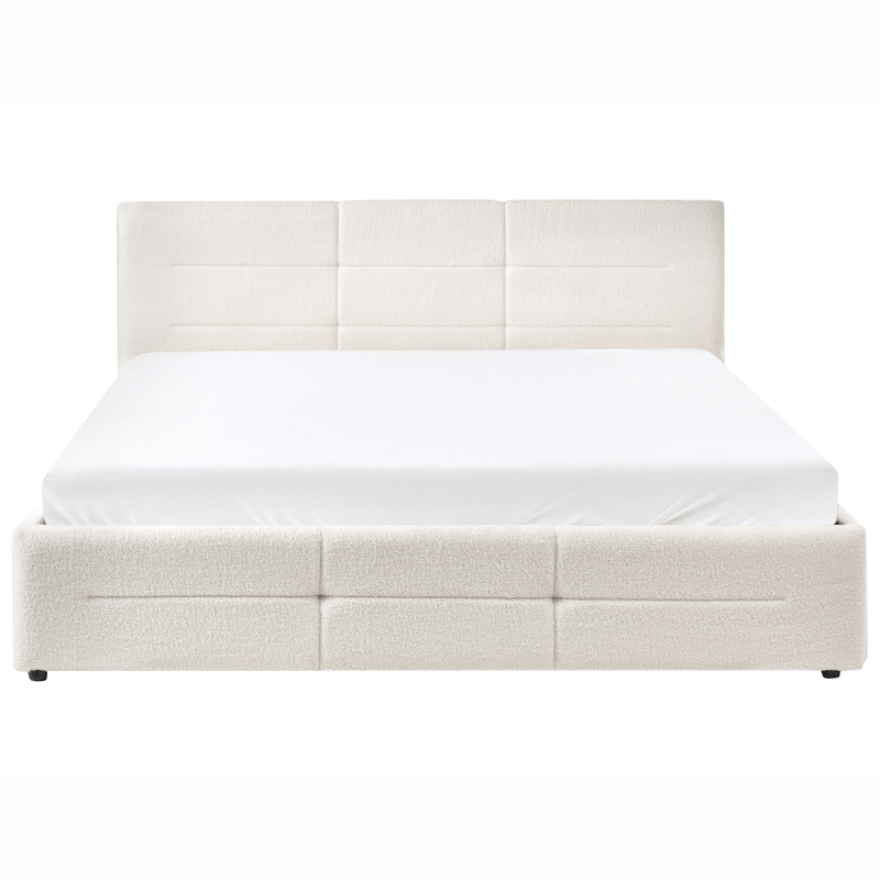 Dobbeltseng Massognes 180x200 cm - Off-White - Møbler - Senge - Sengeramme & sengestel