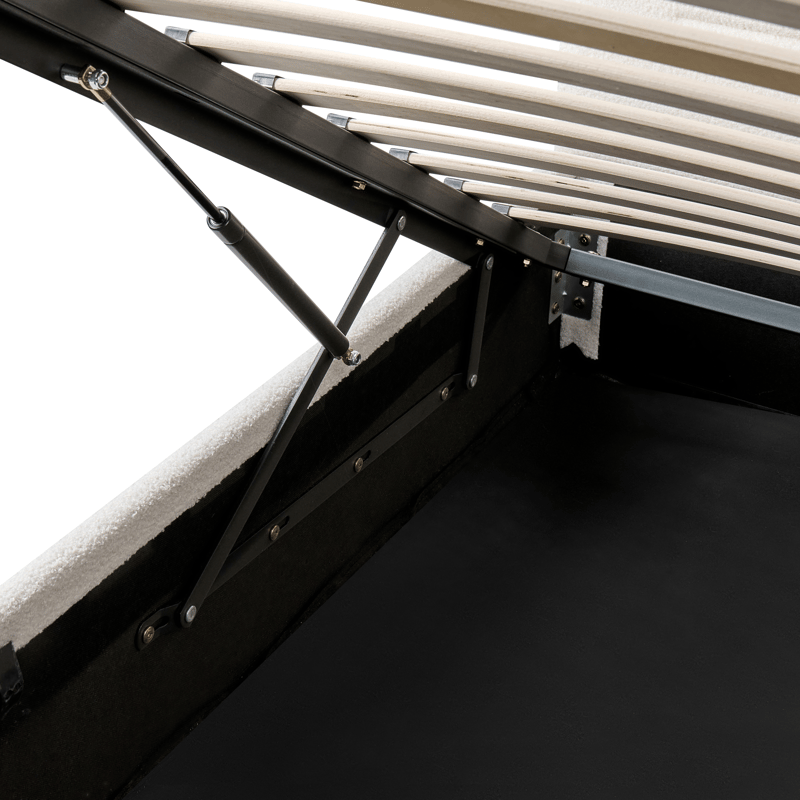 Dobbeltseng Massognes 180x200 cm - Off-White - Møbler - Senge - Sengeramme & sengestel