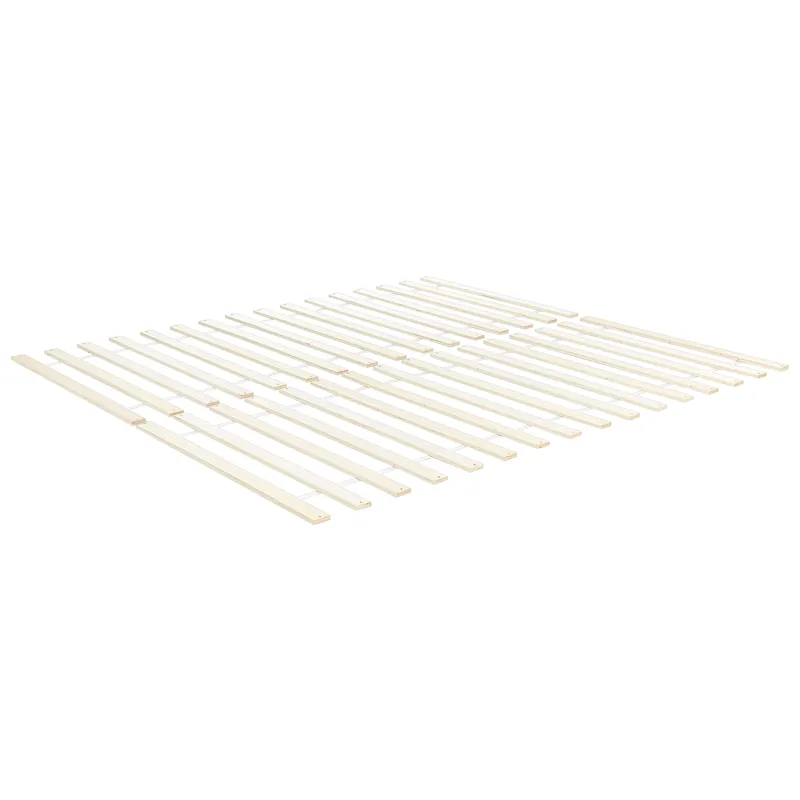 Dobbeltseng med 2 skuffer Olendon 180x200 - Brun - Møbler - Senge - Sengeramme & sengestel