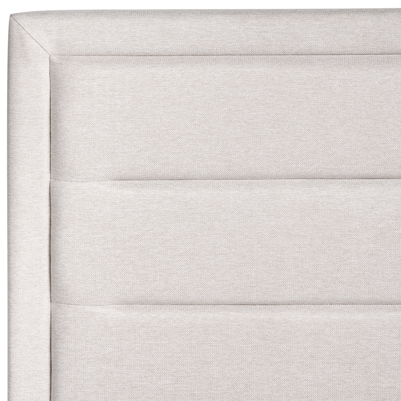 Dobbeltseng med lamelbund Rouen 180x200 cm - Lys beige - Møbler - Senge - Sengeramme & sengestel