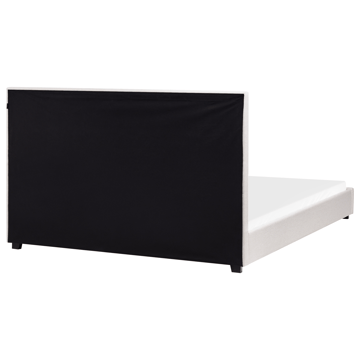 Dobbeltseng med lamelbund Rouen 180x200 cm - Lys beige - Møbler - Senge - Sengeramme & sengestel