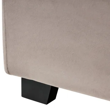 Dobbeltseng med lamelbund Rouen 180x200 cm - Taupe - Møbler - Senge - Sengeramme & sengestel