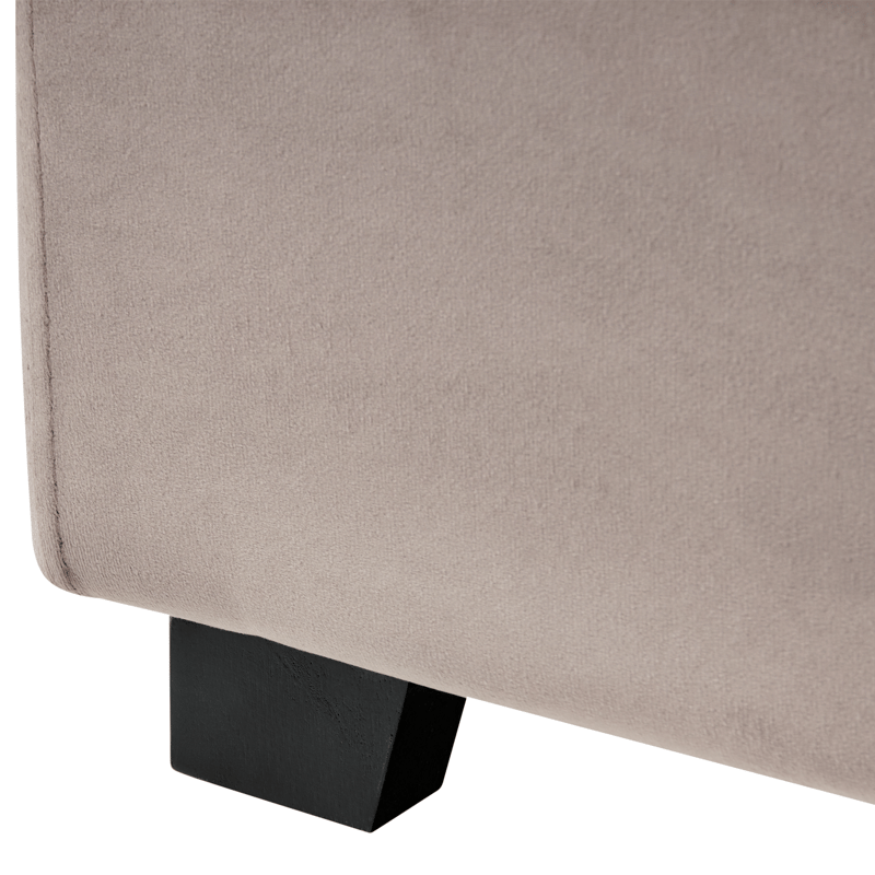 Dobbeltseng med lamelbund Rouen 180x200 cm - Taupe - Møbler - Senge - Sengeramme & sengestel