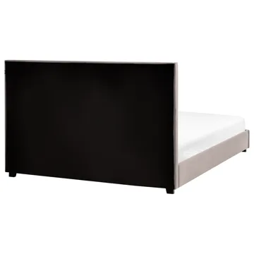 Dobbeltseng med lamelbund Rouen 180x200 cm - Taupe - Møbler - Senge - Sengeramme & sengestel