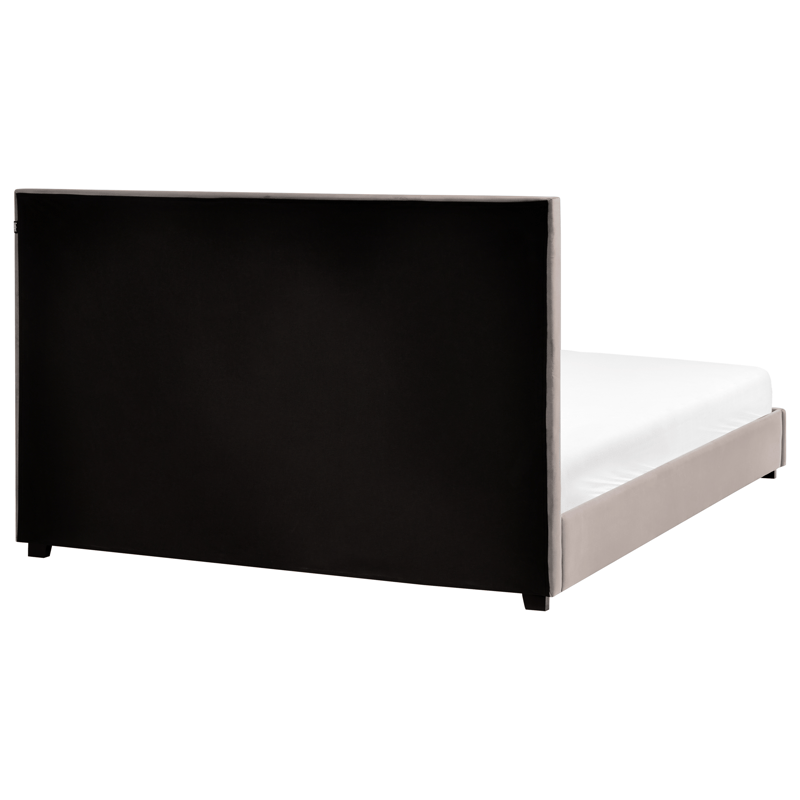Dobbeltseng med lamelbund Rouen 180x200 cm - Taupe - Møbler - Senge - Sengeramme & sengestel