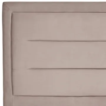 Dobbeltseng med lamelbund Rouen 180x200 cm - Taupe - Møbler - Senge - Sengeramme & sengestel