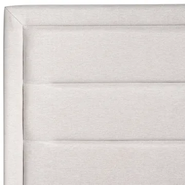 Dobbeltseng med opbevaring Rouen 160x200 cm - Lys beige - Møbler - Senge - Sengeramme & sengestel
