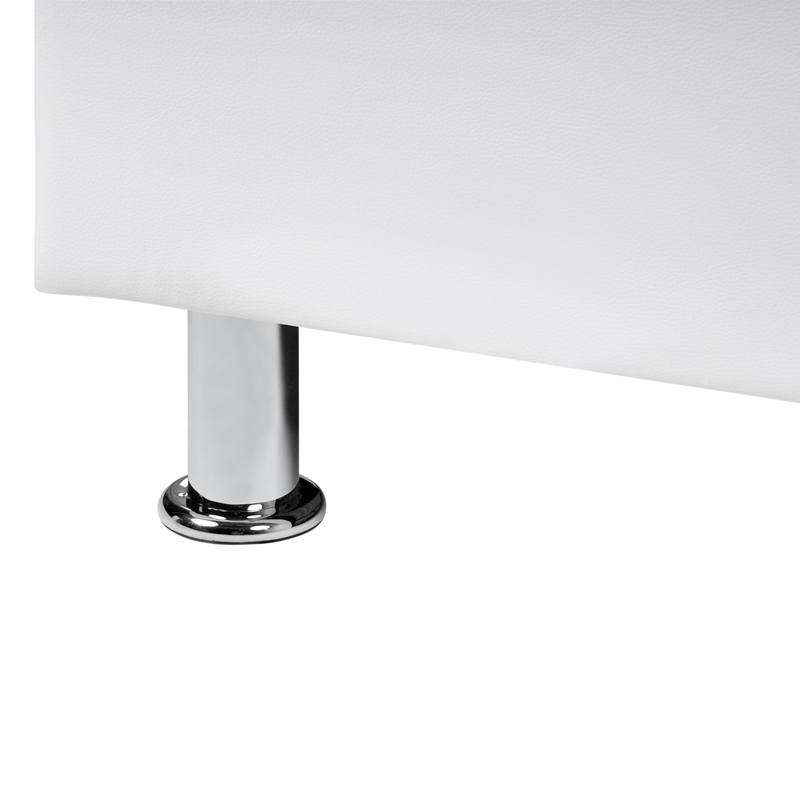 Dobbeltseng Metz 160x200 cm - Hvid - Møbler - Senge - Sengeramme & sengestel