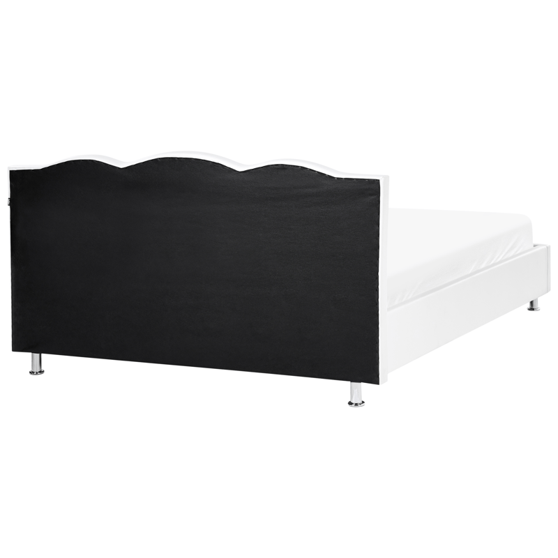 Dobbeltseng Metz 160x200 cm - Hvid - Møbler - Senge - Sengeramme & sengestel