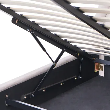Dobbeltseng Mouzon 180x200 cm - Lys beige - Møbler - Senge - Sengeramme & sengestel