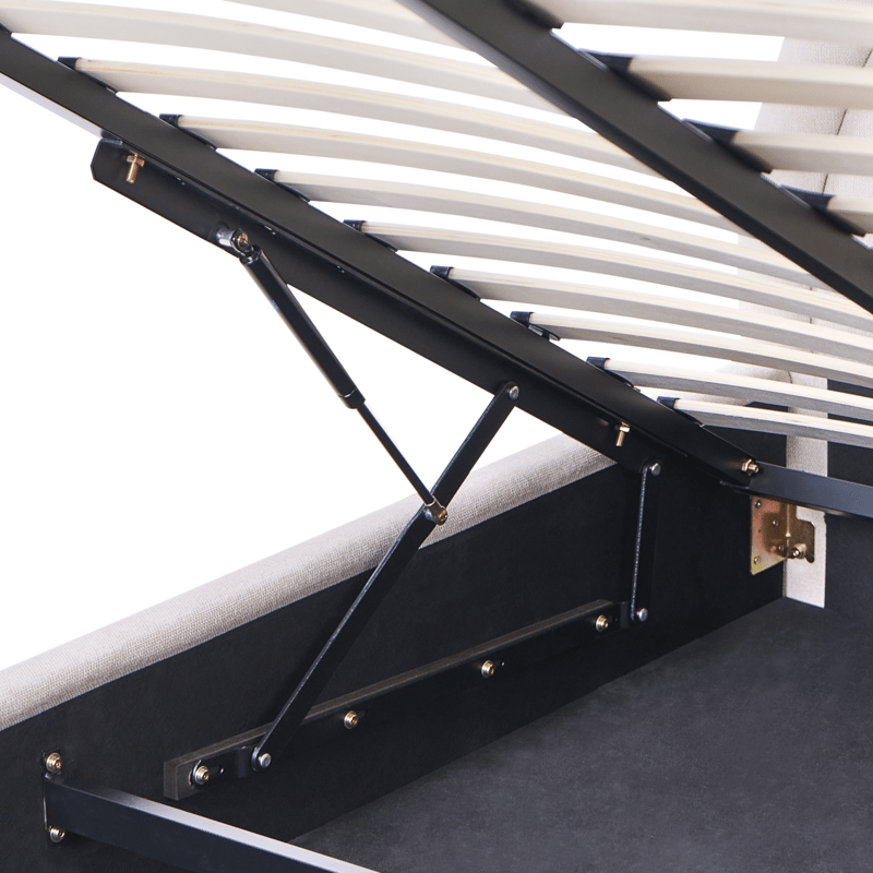 Dobbeltseng Mouzon 180x200 cm - Lys beige - Møbler - Senge - Sengeramme & sengestel