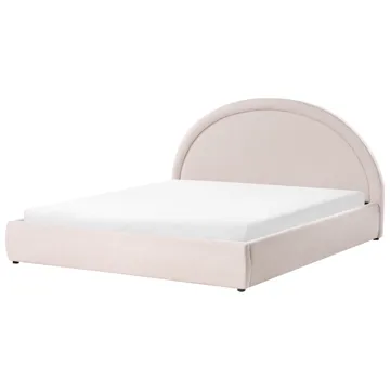 Dobbeltseng Mouzon 180x200 cm - Lys beige - Møbler - Senge - Sengeramme & sengestel