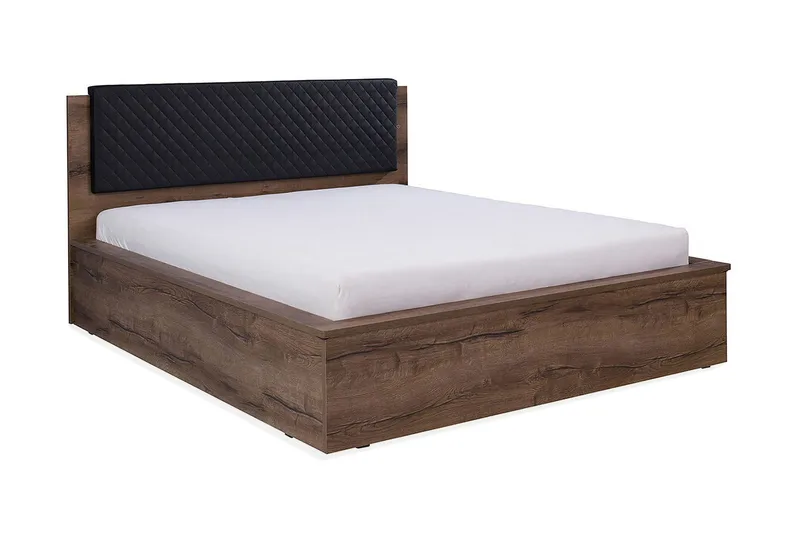 Najera boksseng 160x200 cm, træ/sort