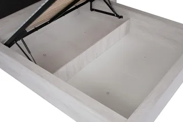 Najera boksseng 160x200 cm - træ/sort - Møbler - Senge - Sengeramme & sengestel