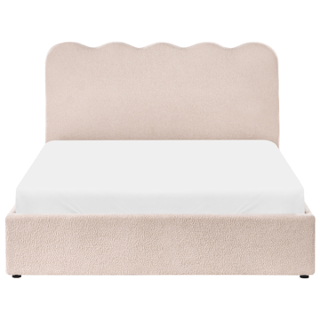 Dobbeltseng Nanterre 140x200 cm - Beige - Møbler - Senge - Sengeramme & sengestel