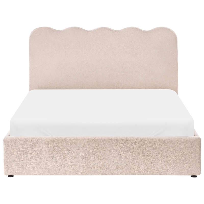 Dobbeltseng Nanterre 140x200 cm - Beige - Møbler - Senge - Sengeramme & sengestel