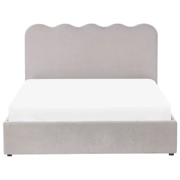 Dobbeltseng Nanterre 140x200 cm - Taupe - Møbler - Senge - Sengeramme & sengestel
