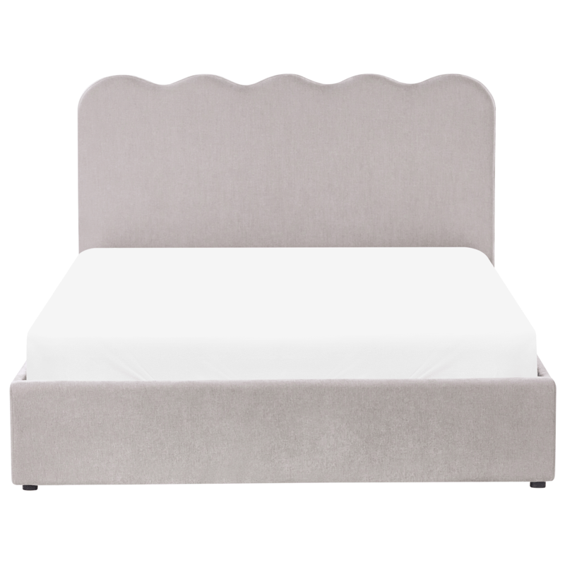 Dobbeltseng Nanterre 140x200 cm - Taupe - Møbler - Senge - Sengeramme & sengestel