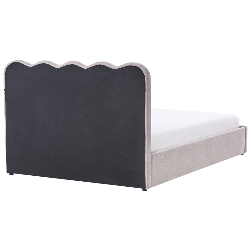 Dobbeltseng Nanterre 140x200 cm - Taupe - Møbler - Senge - Sengeramme & sengestel