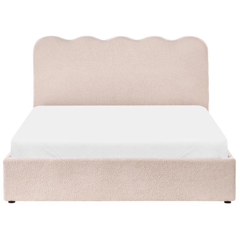 Dobbeltseng Nanterre 160x200 cm - Beige - Møbler - Senge - Sengeramme & sengestel
