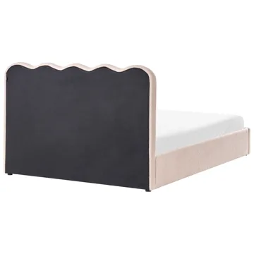 Dobbeltseng Nanterre 160x200 cm - Beige - Møbler - Senge - Sengeramme & sengestel