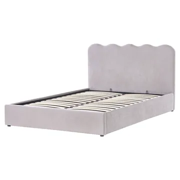 Dobbeltseng Nanterre 160x200 cm - Taupe - Møbler - Senge - Sengeramme & sengestel