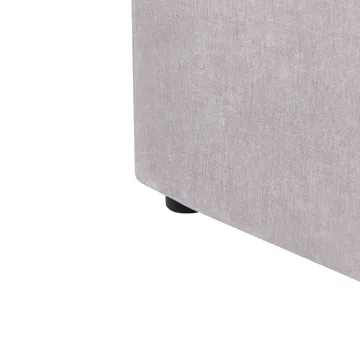 Dobbeltseng Nanterre 160x200 cm - Taupe - Møbler - Senge - Sengeramme & sengestel