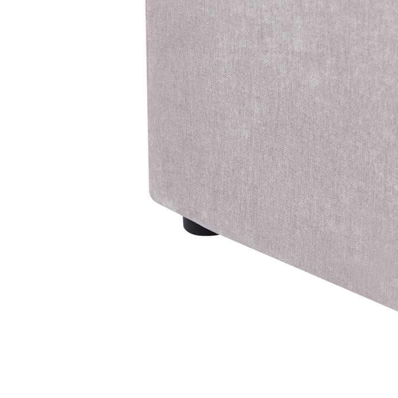 Dobbeltseng Nanterre 160x200 cm - Taupe - Møbler - Senge - Sengeramme & sengestel