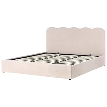 Dobbeltseng Nanterre 180x200 cm - Beige - Møbler - Senge - Sengeramme & sengestel