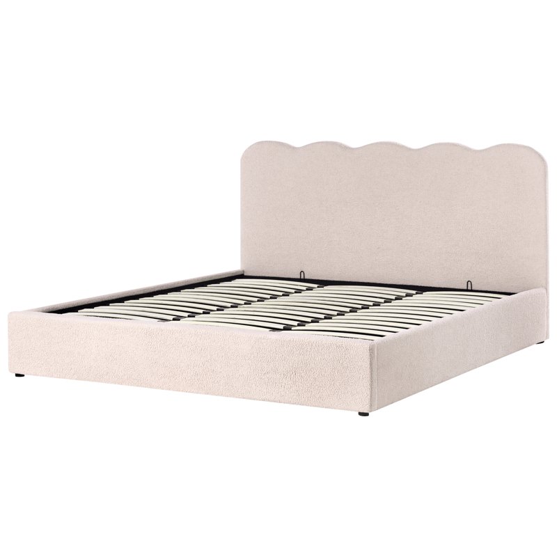 Dobbeltseng Nanterre 180x200 cm - Beige - Møbler - Senge - Sengeramme & sengestel