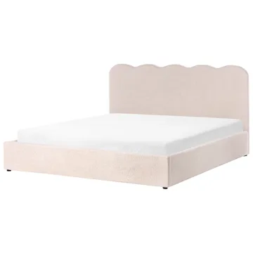 Dobbeltseng Nanterre 180x200 cm - Beige - Møbler - Senge - Sengeramme & sengestel