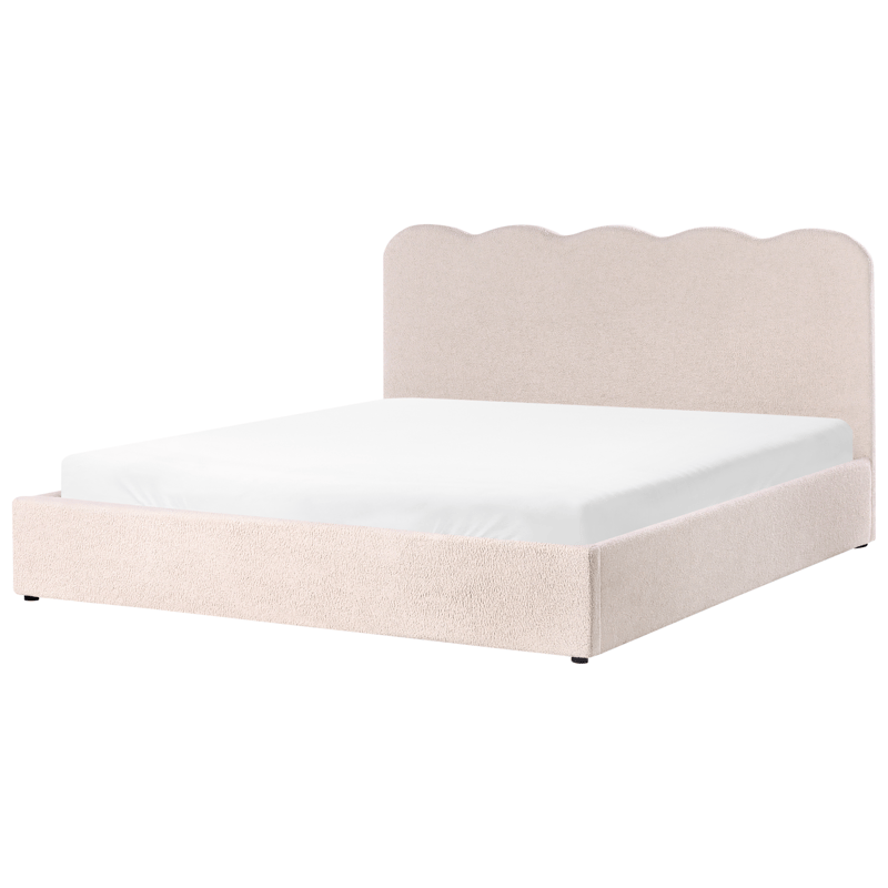 Dobbeltseng Nanterre 180x200 cm - Beige - Møbler - Senge - Sengeramme & sengestel