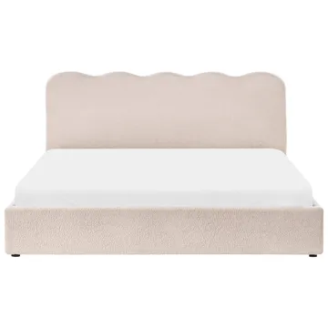 Dobbeltseng Nanterre 180x200 cm - Beige - Møbler - Senge - Sengeramme & sengestel