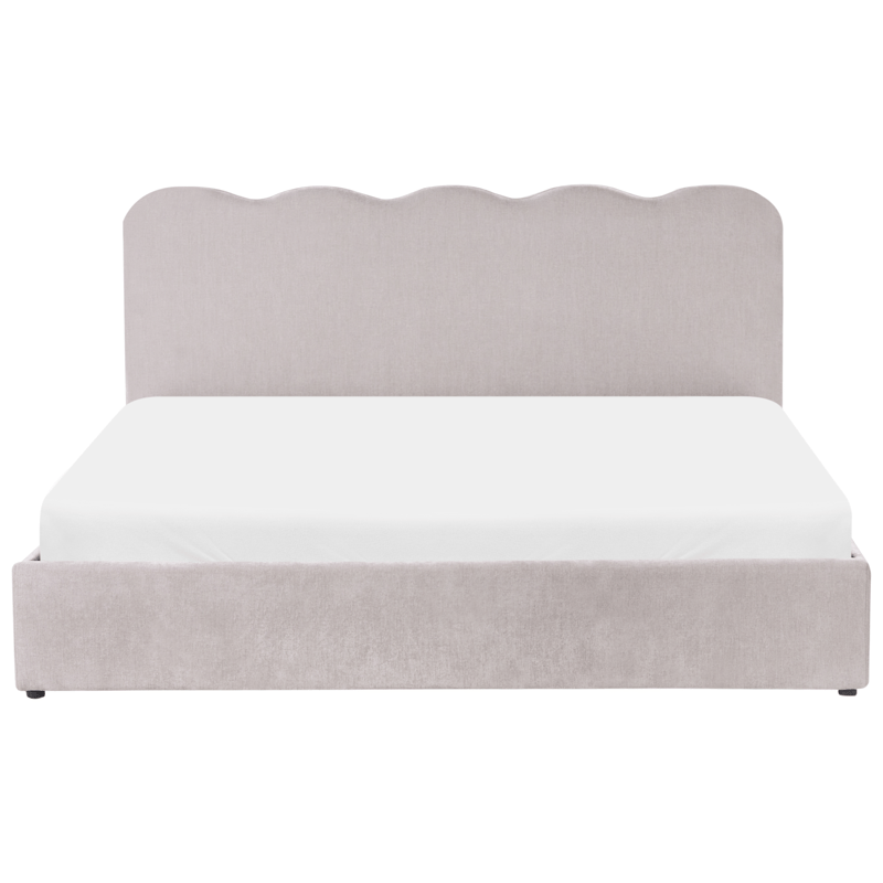 Dobbeltseng Nanterre 180x200 cm - Taupe - Møbler - Senge - Sengeramme & sengestel