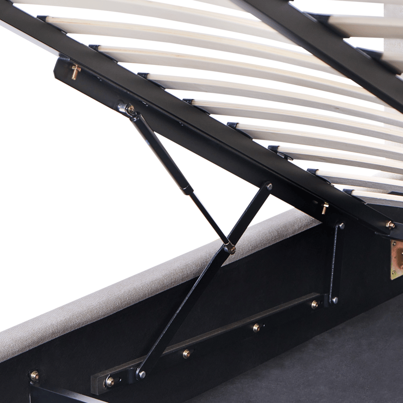 Dobbeltseng Nanterre 180x200 cm - Taupe - Møbler - Senge - Sengeramme & sengestel