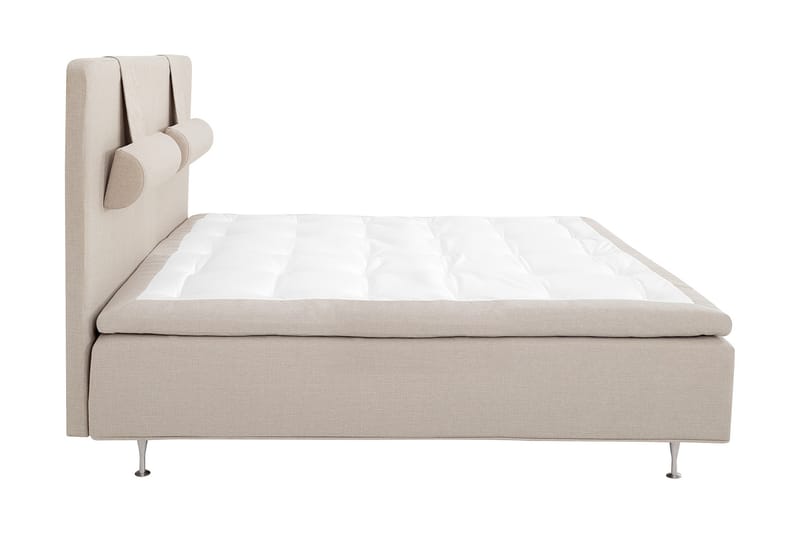 Night Boksseng 160x200 Beige - Møbler - Senge - Boxmadras & boxseng