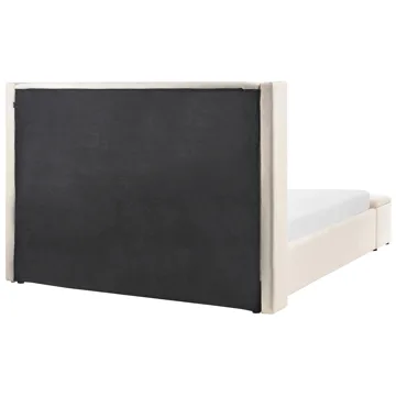 Dobbeltseng Noyers 160x200 cm - Off-White - Møbler - Senge - Sengeramme & sengestel