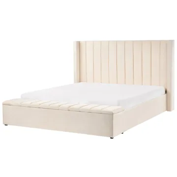 Dobbeltseng Noyers 180x200 cm - Off-White - Møbler - Senge - Sengeramme & sengestel