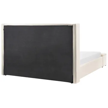 Dobbeltseng Noyers 180x200 cm - Off-White - Møbler - Senge - Sengeramme & sengestel