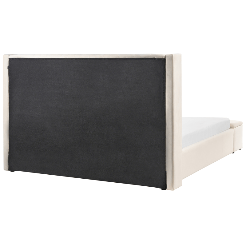 Dobbeltseng Noyers 180x200 cm - Off-White - Møbler - Senge - Sengeramme & sengestel