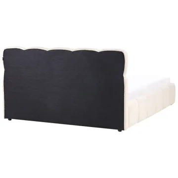 Dobbeltseng Noyon 160x200 cm - Lys beige - Møbler - Senge - Sengeramme & sengestel
