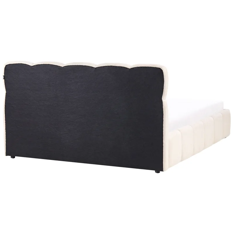 Dobbeltseng Noyon 160x200 cm - Lys beige - Møbler - Senge - Sengeramme & sengestel