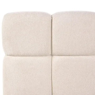 Dobbeltseng Noyon 180x200 cm - Lys beige - Møbler - Senge - Sengeramme & sengestel