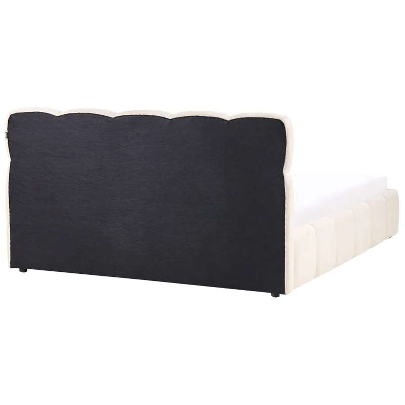 Dobbeltseng Noyon 180x200 cm - Lys beige - Møbler - Senge - Sengeramme & sengestel