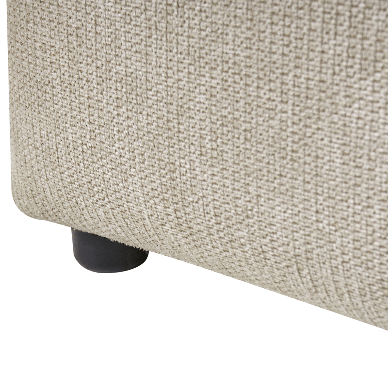 Dobbeltseng Noyon 180x200 cm - Taupe - Møbler - Senge - Sengeramme & sengestel