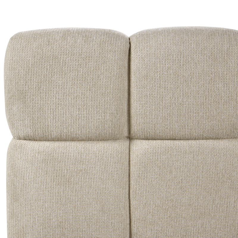 Dobbeltseng Noyon 180x200 cm - Taupe - Møbler - Senge - Sengeramme & sengestel