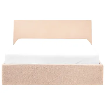 Dobbeltseng Orbey 120x200 cm - Beige - Møbler - Senge - Sengeramme & sengestel