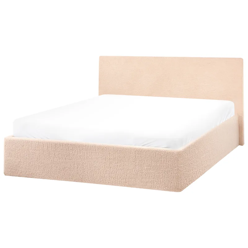 Dobbeltseng Orbey 120x200 cm - Beige - Møbler - Senge - Sengeramme & sengestel