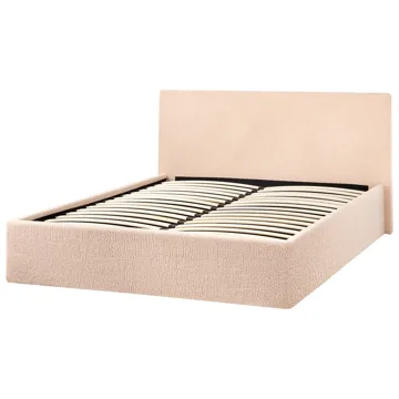 Dobbeltseng Orbey 120x200 cm - Beige - Møbler - Senge - Sengeramme & sengestel